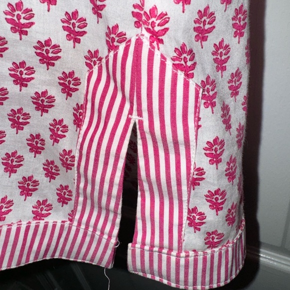 Vineyard Vines Pink and White Cotton Tunic Size XXS - Picture 10 of 11